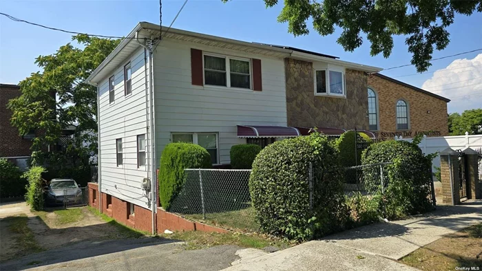 1 Family Semi-Detached, featuring living room, dining room, kitchen, two bedrooms, and a full bath; also comes with a fully finished basement, rear deck, and a driveway.