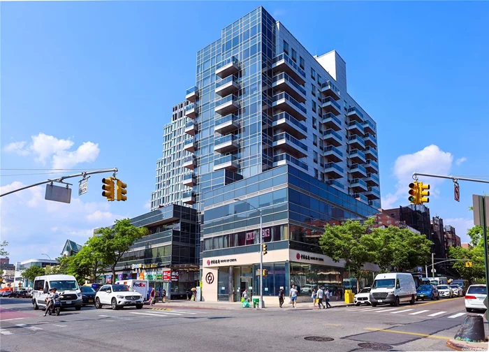 Newly Renovated 2 Bed & 2 Bath Condo In Downtown Flushing. Featuring Private Balcony With Spectacular View Of Manhattan Skyline, Stainless Steel Kitchen Appliance, In-Unit Washer & Dryer, 24-Hour Doorman, In Building Professional Offices, Food Court & Shops. Near Banks, Supermarkets, Restaurants, Coffee Houses/Bakeries, Specialty Stores, Flushing Transit Hub: #7 Subway, Buses And L.I.R.R.