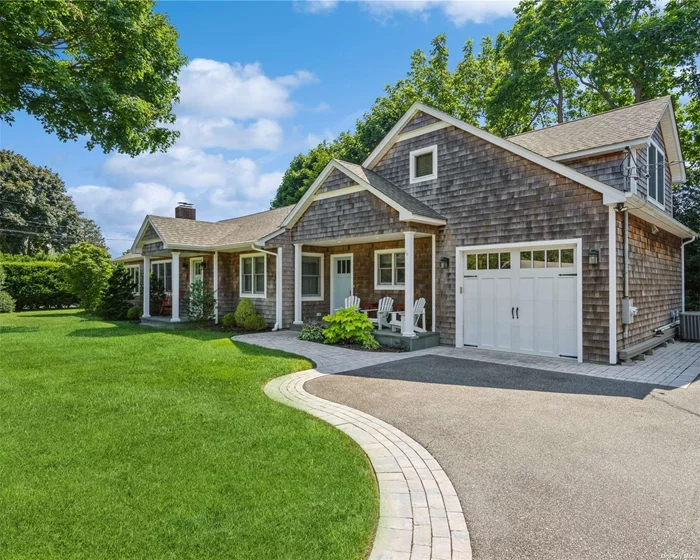 A Haven Of Comfort And Style, This Pristine And Modern 4 BR, 2.5 BA Cedar Shingled Ranch Style Home Is Ideally Situated Close To Southold Village, And Inviting Beaches, Wineries And Farm-stands. This Home Boasts A High-End Eat-In-Kitchen Perfect For Casual Meals Or Entertaining Guests, A Spacious Sunroom Filled With Natural Light, And Inviting LR/DR With FP. The Primary Bedroom Is Complete With Its Own Bathroom. Step Outside To A Private Yard With A Large Deck, An Ideal Spot For Outside Living And Dining. This Property&rsquo;s Location And Amenities Offer A Unique Blend Of Convenience And Tranquility. Act Now To Make This Dream A Reality!