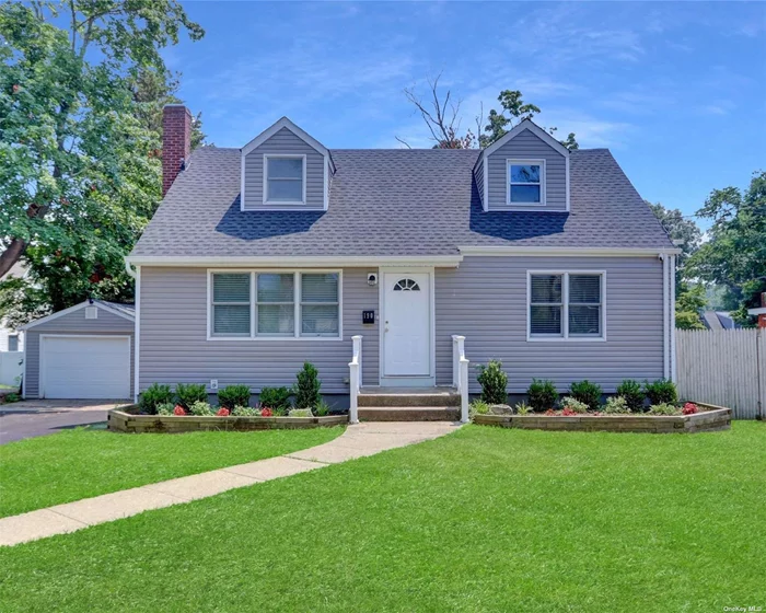 Move right in to this renovated Cape style home w/ 4 bedrooms, 2 full baths w/ new kitchen and baths. New flooring and new carpet, fresh paint, etc. Centrally located to all. Don&rsquo;t miss this opportunity!