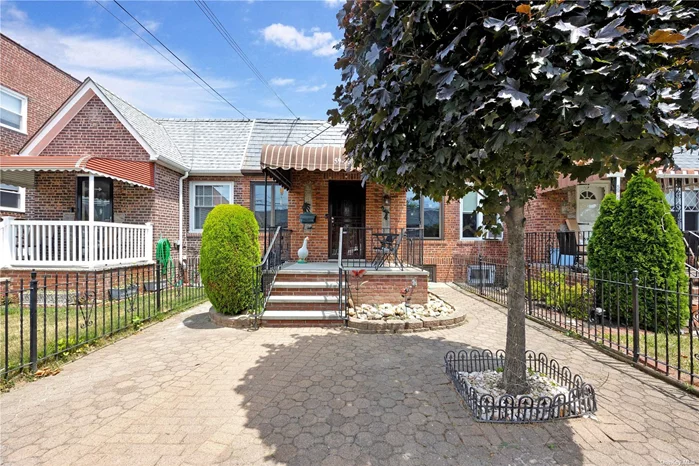 Welcome to this stunning one-family brick ranch 22&rsquo; home in Maspeth, Queens. This true turnkey property has been fully renovated from top to bottom, boasting modern aesthetics throughout. The sleek kitchen features stylish cabinetry, stainless steel appliances, and granite countertops. The first floor includes a modern full bath with a tub, an open-plan kitchen, living, and dining room combo, and two spacious bedrooms. The fully finished basement is also updated and perfect for additional living space. Outside, you&rsquo;ll find a party driveway, a split yard, and a one-car garage. The home is in excellent condition and conveniently located near the express bus to Manhattan! Don&rsquo;t miss the opportunity to make this beautiful home yours!