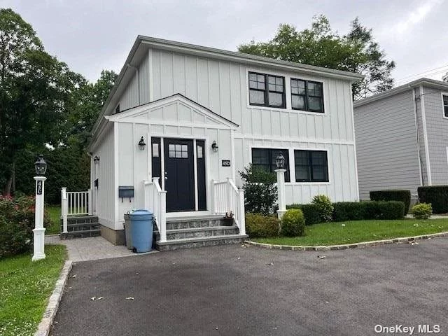 Two Bedroom, 2.5 Bath Apartment w/Basement on Quiet Block in Manorhaven. Patio and backyard space w/Privacy Fence. Pet considered with Additional Rent.