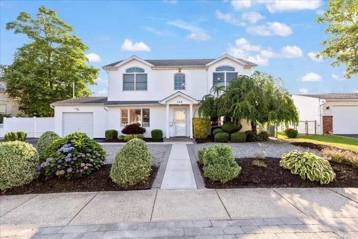 Welcome to this beautifully renovated (2003)Colonial home located in South Bellmore. This residence features 4 bedrooms, 3 beds up and 1 bed downstairs with 2 full baths. The kitchen boasts Energy Star stainless steel appliances, light beige granite countertops, and a mosaic glass square tile backsplash, complemented by an island with seating.  The professionally landscaped property includes a rear deck with Trex decking and Nicolock pavers, accessible through the kitchen&rsquo;s rear door, making it perfect for entertaining or relaxing in serene surroundings.  Conveniently located close to schools, parks, marinas, shopping, and dining, this home also offers easy access to major highways and public transportation for effortless commuting. All of this in Bellmore SD!!