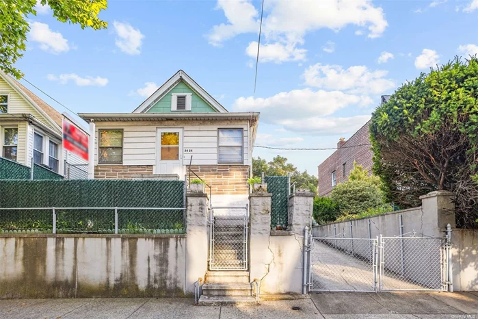 Welcome to this charming one-family home, with a detached 2-car garage lovingly maintained by the same family since it was built in the 1930s. Nestled on a generous 50x100 lot, this property exudes a sense of history and timeless appeal. With the potential to add an extra 2, 915 square feet, as permitted by the local zoning regulations, this home offers a unique opportunity to expand and customize to your liking. Please consult with an architect and local building authorities to verify this information about what&rsquo;s allowed to be built.