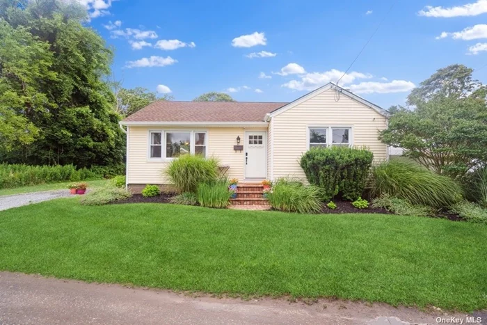 Don&rsquo;t Miss this Bright and Airy Two Bedroom Home Located South of Montauk in Patchogue Village! This Eat-In Kitchen has Plenty of Cabinetry for Storage w/ Stainless Steel Appliances, Natural Gas Heat, Updated Roof only Five Years Young, In-Ground Sprinklers, CAC, Fenced in Yard and So Much More!!