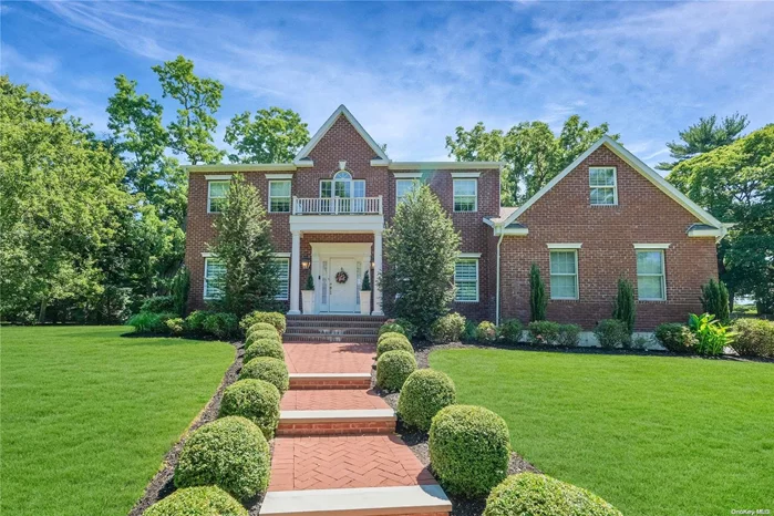 Luxury, Elegance, Privacy. Custom 3, 500sq ft brick Colonial situated on .5 acres. This 4br 3.5 ba was built and designed to perfection. As you step into this home you are greeted by a large entryway with 25ft ceilings. This custom eat in kitchen has a center island with top-of-the-line appliances, a mele stove and sub zero refrigerator. Off the kitchen on the first floor you have a spacious formal dining room, living room, powder room, office, family room, and a laundry room that leads to a 3 car garage. On the second floor you have 2 large bedrooms that have a jack and jill bathroom, another large bedroom, full bathroom with a steam shower, and a master suite with two walk in closets a stunning master bathroom with a steam shower and corner bathtub. The basement is fully finished with plenty of open space and a full bathroom. Amenities in this development include a pool, clubhouse, tennis courts, and plenty of acreage of common area space. HOA dues are $600 per month.