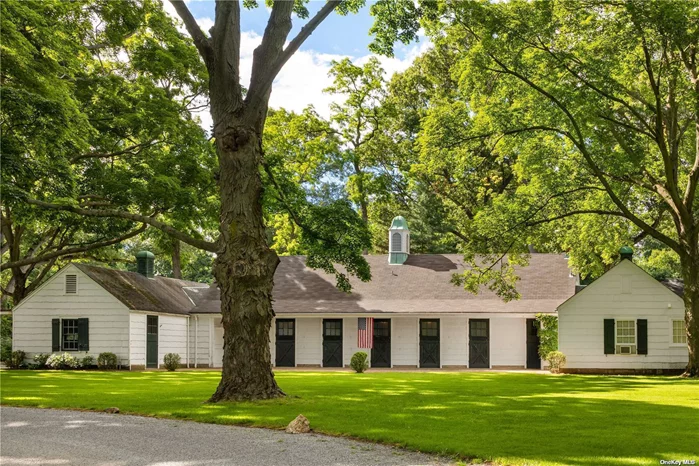 Welcome to Meadow Farm, a magical compound located on the north shore&rsquo;s gold coast and only steps away from the Long Island sound. A one of a kind property set on 8 magical acres, offers a unique, serene, and luxurious lifestyle only one hour from Manhattan. At the center of Meadow Farm is a large 6-bedroom home blending the charm of country living with all the modern comforts of today&rsquo;s lifestyle. The light and bright cottage style home is thoughtfully and elegantly designed, featuring spacious rooms creating an atmosphere that is warm & inviting. The property also boasts a beautiful 5-stall stable complete with a tack room. Additionally, there are two charming caretaker cottages, and a 4 car garage. Another special feature is the large greenhouse, where a variety of plants and flowers can be grown year-round. Rolling meadows, idyllic gardens, captivating pastures, Meadow Farm is a unique compound and a rare find in today&rsquo;s world.