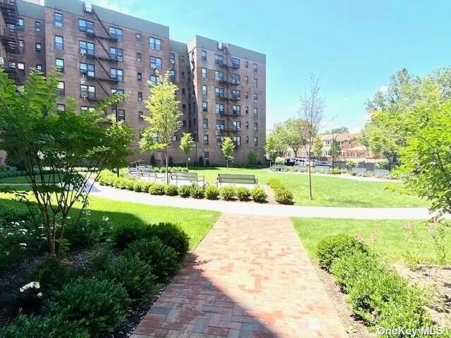 Beautiful one-bedroom apartment in Kew Garden Hills, NY. This apartment features hardwood floors, updated kitchen, plenty of closets and an enclosed small office. Close to all public transportation and a major highway. Tenants pay electric and gas. This is co-op unit. Board approval is required.