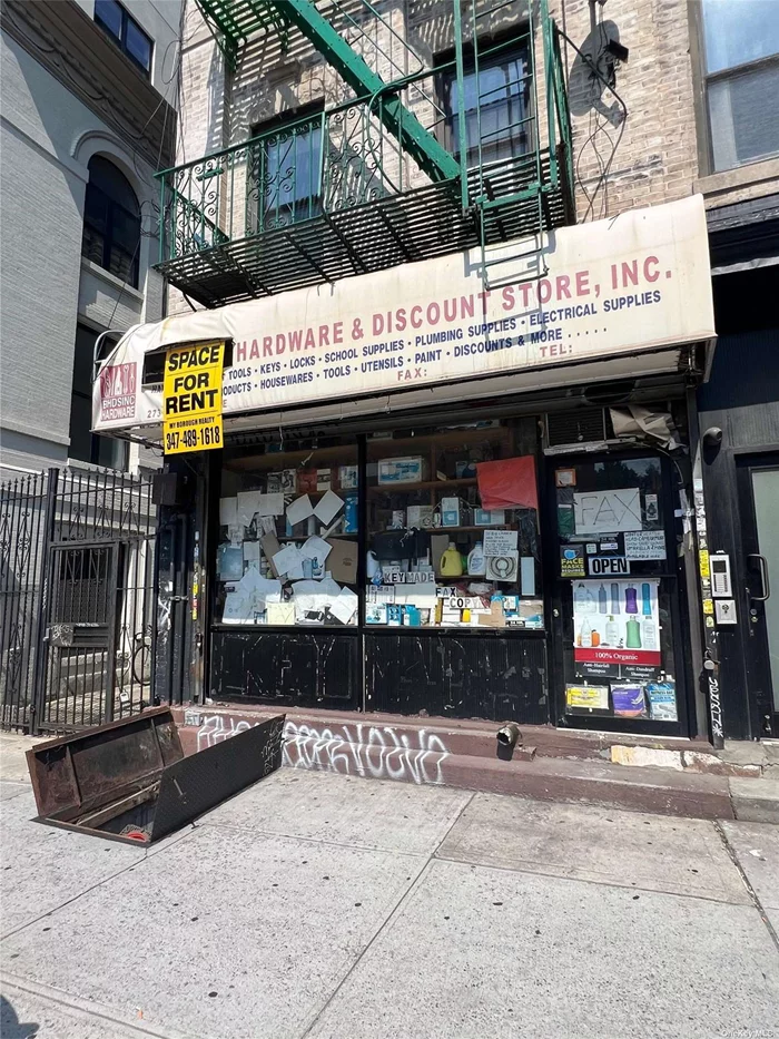 Excellent store for rent with the basement very well located on Nostrand and Lafayette Ave , very busy location great foot traffic , subway station right by the store ( G train - Bedford-Nostrand Ave Station ).