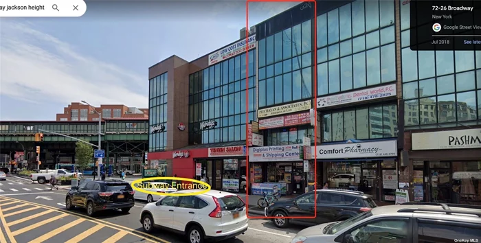 Prime location in Jackson Heights/ Train station entrance / 4 stories building + full basement