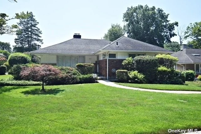 Outstanding ranch with open floor plan in Malverne Oaks. Formal dining room and living room with fireplace. Wood floors throughout. Large den perfect for entertaining. 3 bedrooms with numerous closets. Larger bedroom has full bath. Additional full bath in living area. Gas heat and separate hot water heater with full house generator. Spacious basement. Includes central air, detached garage surrounded by park-like grounds. A MUST SEE!! Easy to show.