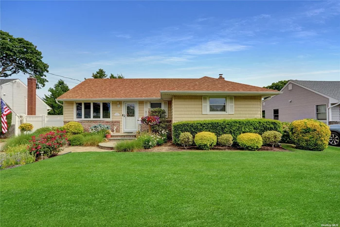 Prime Seaford Manor Ranch Located on Middle of Quiet Street, Just a Few Blocks From LIRR, Parkway, Shops/Restaurants, Short Walk All 3 Seaford Schools! Immaculate & Updated. Oak Floors Throughout First Floor. Updated Roof, Cedar Shake Vinyl Front Siding, Spacious Eat in Kitchen w/ Quartz Counters, Vaulted Ceiling & Skylights. Rear Den Extension Adds Even More Living Space & Has Vaulted Ceilings & French Door Leading To Huge Trex Deck in Backyard. Beautifully Landscaped w/ Plenty of Grass, Oversized Private Fenced in Yard w/ Hot Tub(Gift). Rear Deck Has Electricity Throughout. Detached Garage & Large Shed Contain Electric. 200Amp Electrical Panel. Central Air Conditioning. Full Finished Basement w/ Large Living Space & Utility Area w/ Updated Oil Burner, New Indirect Water Heater & New Oil Tank. Inground Sprinklers. Taxes Grieved Every Year! Seven Minutes To Bethpage State Park & Golf & Ten Minutes To Jones Beach State Park. Move Right into This Beautiful Home Located in One of the Most Desirable Sections of the Seaford Manor.