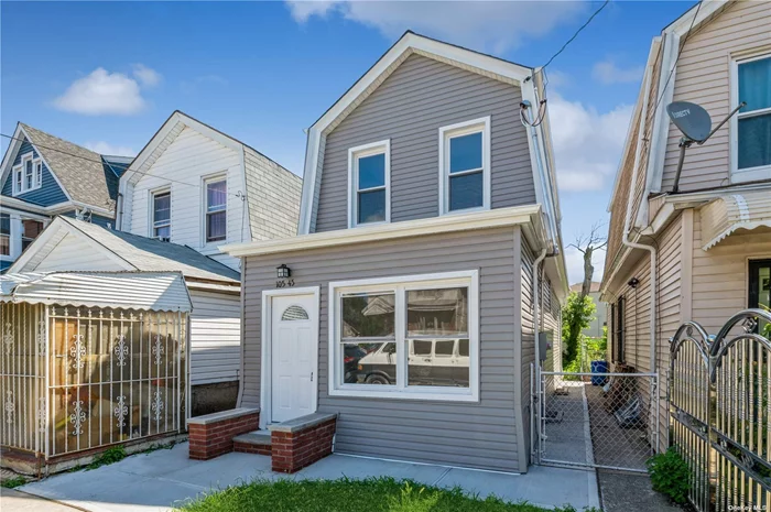 Fully renovated single family home. New bathroom, new kitchen, new siding, fully painted. Plenty of backyard space. Close to park, shopping, transportation. Move in condition.