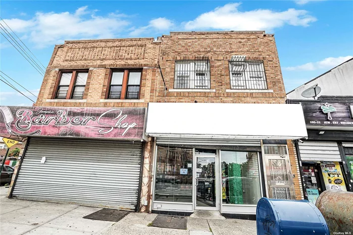 Mixed Use Property With Front Store Full Basement. First Floor Apartment 2 Br, Lr Kit, Full Bath, Second Floor Has 3 Br, Lr/Dr, Kit Full Bath. Hardwood Floors Throughout.