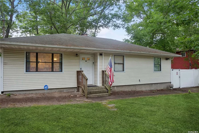 This wonderful three Bedroom, corner lot property offers tons of space. A fully fenced, shy of an acre land home, for entertainment or relaxation. The open space concept has a full eat-in Kitchen with stainless steel appliances, slam resistant cabinetry, & an exit for designated laundry/utility room. It has a pull down attic, & plenty of closet space for extra storage. Whether, your investing, looking for a spacious living, or maybe a vacation home minutes away from Forge River Marina, this one is for you.