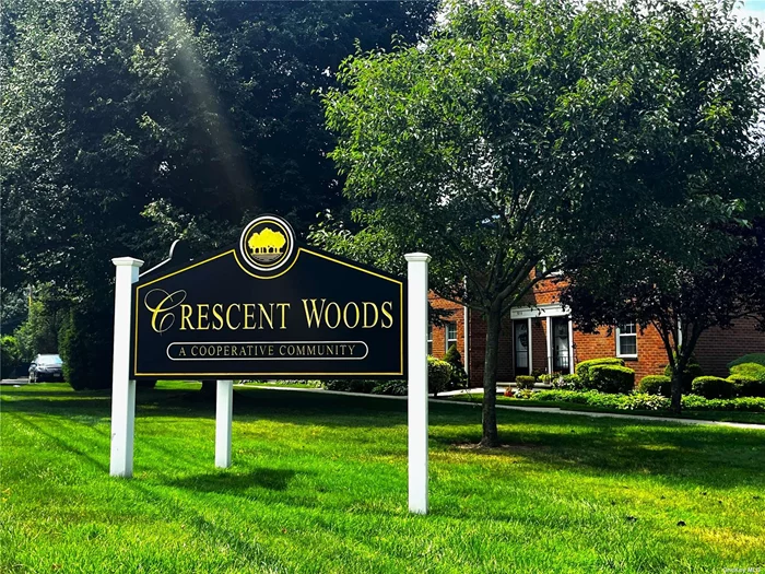 Welcome to your new beautiful 2 Bedroom Home in our Co-Op Community at the Crescent Woods Garden Apartments. On the ground floor with a lovely private back patio surrounded by a vibrant natural park like setting on the incredibly maintained garden grounds . Situated centrally between Bethpage&rsquo;s 8th Precinct and Post Office. This Large 2BR (w/ custom closet designs), full updated tiled bathroom and Eat in Kitchen w/ Stainless Steel appliances lays out wonderfully w/ lots of closets, new floors, new windows and new doors w/ an electronic front door keypad. Included in the maintence listed here (before the Tax Star deduction) is Heat, Water, Cooking Gas, Snow removal, 2 car parking/assigned and visitor parking availability, naturally manicured mature landscaping, shade and sun available on the newer open Courtyard venue with tables, umbrellas, seating and gas BBQs. Accessible Basement Laundry Rooms with easy credit card payment, Bike Rack & Storage all available for your convenience. Indoor cats are allowed. Located near Schools, transportation and shopping, makes this a wonderful choice for your new home.