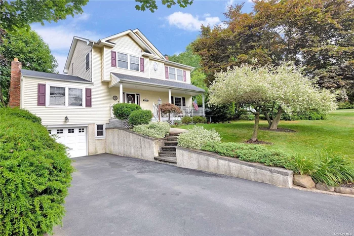 Spectacular Custom Maintained 5 bedroom 3 full bathroom Victorian on .32 of an acre in Nesconset in the Smithtown School District. This beautiful kitchen was remolded in 2016 with high end cabinetry and appliances w/entrance to den and dining room with a 1 month old Stove and beautiful granite counter tops and island. The den has an abundance of windows and light over looking the 18 x 36 Inground Salt Water Pool. Filter (2 yrs old, Liner 5 years old} The formal living room has a wood burning stove along, 2 Bedrooms and 2 full bathrooms ,  Hardwood floors throughout the first floor.  The 2nd floor has 3 bedrooms and full bathroom. Roof is 2 months old, CAC 1 Week old!! Oil burner and hot water heater are approx. 10 years old. Extension of the 2nd floor in 1999.