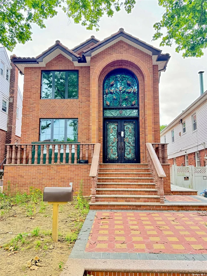 Completely Brand new brick legal Two family house in Whitestone?. It Features total 6 Bedrooms, 4 full bath and 2half bath. Building Size is 23*50 ..Beautifully designed Kitchen and Stainless Steel Appliances, Hardwood Floor Throughout, finished basement with bath .High-ceiling open-concept living room/kitchen and dining area. Backyard includes a detached garage with a driveway, a beautiful new tiled roof, 2 gas boilers, and 3 electric meters. Near transportation and the supermarket. Great neighborhood and school. it an ideal choice for both residence and investment