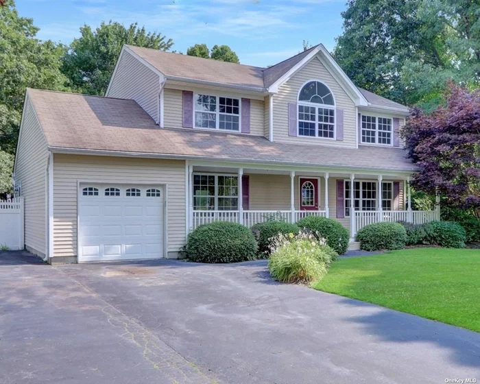 21 years young colonial style home on over 1/3-acre parcel with great yard space, being beautifully set back on the property and surrounded by trees for much privacy.  4 Bedrooms, 2.5 Bathrooms, fireplace, spacious rooms to accentuate the exceptional layout, full basement, extraordinary possibilities.