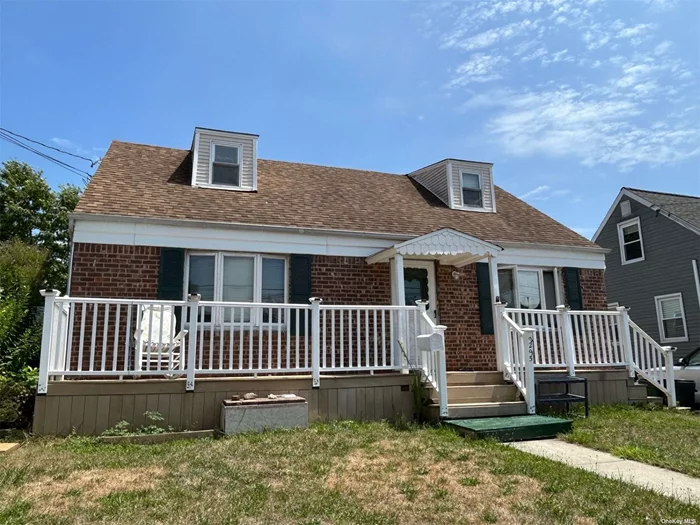 Dormered Cape, great area near Cedar Creek Park, Jones Beach Bike Path. Needs TLC/Sold As Is - Previously Was a M/D with permits. Taxes Do No Include STAR of $1, 366.32. Flood Zone X - No Flood Insurance Required