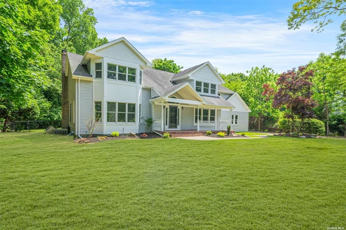 Step into this beautifully renovated colonial residence nestled on a .92-acre lot at 1944 Wading river manor road, Wading River. Over 3.000 sqft of living space, this home is bathed in natural light, offering four generously sized bedrooms, including an en-suite master. Enjoy the allure of brand new stainless steel appliances, the convenience of an attached car garage, Forced warm and cool air system, In-ground pool perfect for the summer and family gatherings!. Don&rsquo;t let this opportunity slip away-claim this stunning property as your own!