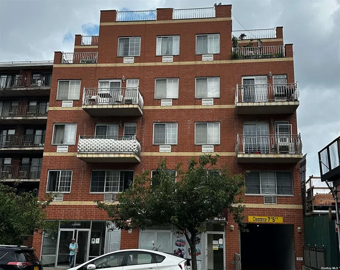 Great Location 2 Bedrooms & 2 Full Bath Condo In The Heart Of Flushing, Good Condition With 312 Sqft Terrace, One Storage Room. Close To All Shopping.Supermarkets, Restaurants, 11 Minutes Walk To 7 Train Main St Station.