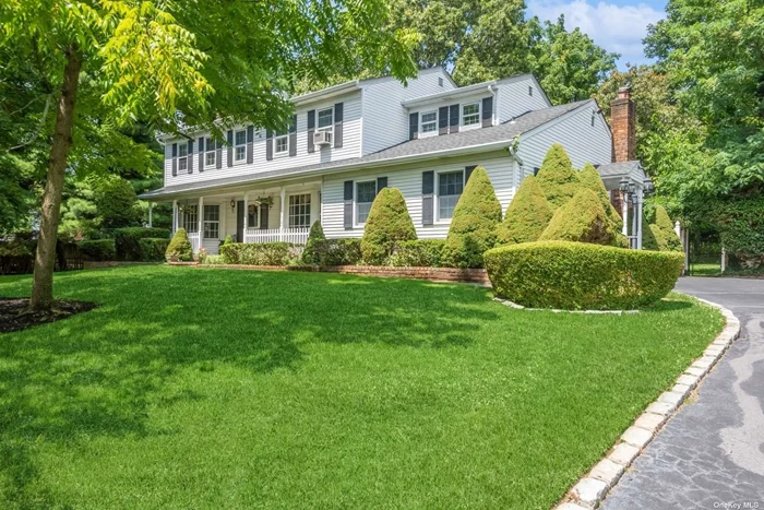 Welcome To 3 Red Oak Road! This Picturesque Colonial Boasts A Classic Center Hall Colonial Design And Is Situated In A Highly Desired Tree-Lined Street In The Heart Of Saint James. The Main Floor Has An Easy Flow That Includes An Entry Foyer, Powder Room, Large Eat-In Kitchen, Formal Dining Room, Formal Living Room With Fireplace, A Spacious Den With Fireplace, As Well As A Beautiful Sunroom/All Weather Room With Large Windows And Plenty Of Natural Lighting. A Guest Bedroom Suite With A Full Bathroom Complete The First Floor. The Second Floor Has Five Bedrooms, Two Full Bathrooms And A Sitting Room. The Full Basement Has A Den With Bar, Theater Area, Workshop And Plenty Of Space For Storage. This Residence Sits On 1 Full Acre Of Property That Is Private And Serene And Includes A Patio, Shed And Bocce Ball Court. Incredible Opportunities And Endless Possibilities Can Be Yours With All That This Beautiful Home Has To Offer!