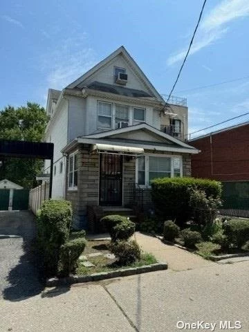 12 min walk to the Woodhaven Train Station & Queens Center Mall, very close to almost everything. Location X3, can do conversion to a multi family property. Land Development Value Potential, OSE BSMT semi finished, the driveway can park at least 6 cars, R5 Zoning Residential 5 Zoning, just a couple of houses away from a great school PS13, also near the Rego Center, buses on Junction Blvd., again Location Location Location.