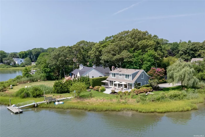 Enter this charming 3-bedroom cape and be immediately greeted by sweeping water views of Goose Creek. This home is perfectly situated to capture the waterfront scenery from nearly every window.The first floor features a spacious kitchen, a dining room, a large living room with a wood-burning fireplace, and a generously sized guest room. Upstairs, you&rsquo;ll find two large bedrooms with an office space. The exterior features a brand new waterside deck, perfect for enjoying dinner, morning coffee, and large gatherings with family and friends. Kayak, paddleboard and boating enthusiasts will love the easy access to the creek and Peconic Bay beyond, Enjoy close proximity to downtown Southold, Goose Creek Beach, and more.