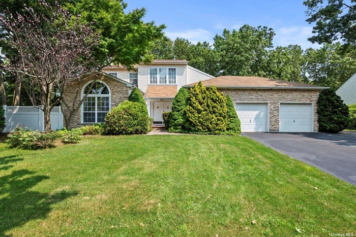 Rare Post-modern built In 1998 at Upscale Country Woods, 3 Village Schools! Perfect For Large/Extended Family/Fabulous Finished. Grand 2-Story Foyer w/Cathedral Ceiling. an elegant and crisp feel while maintaining a warm and inviting ambiance. Positioned to maximize natural light, the home is strategically sited with the afternoon sun aligning at the vertex between the kitchen/family room and primary bedroom. Main Level Primary Suite/Sliders To Rear Yard and luxurious primary bathroom. Extended Cen Isle Cherry Cabinets kitchen & nook, 2-Z Cac, Cen Vac, Finished Basement has Sep Outside Entry and serving room w/bar plus full bath. Custom Paver Patio, Outstanding Location & Curb Appeal!