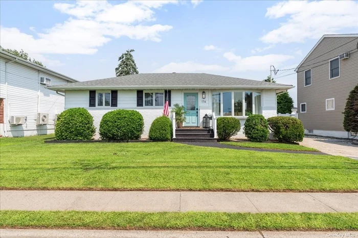 Welcome To This Turn-Key, Recently Updated, 3 Bedroom, 2 Bathroom Ranch In Bethpage! Open Layout Living Space With White On White Kitchen Featuring 6&rsquo; Center Island, Quarts Countertops, White Shaker Cabinets, SS Appliances! Hardwood Floors & Overhead Lighting, Ethanol Fireplace In LR, Full Size Bay Window & More! New Hall Bathroom & 3 Bedrooms Complete The First Floor. Updated Basement W/Vinyl Floors, New Bathroom, Egress Window & Home Office. 200 Amp Updated Electric, Roof Approx 10 Years, Anderson Windows, Rear Covered Patio, Fenced Yard & More! Come See This Fully Finished Ranch!