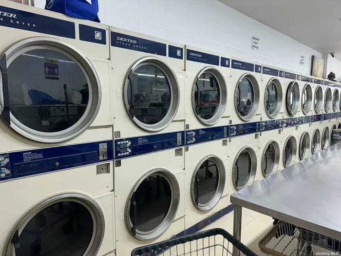 Net profit $130, 000/year. Size: 1, 400 square feet + basement 1, 400. Equipment: 26 washing machines + 22 dryers. Rent: $4691. Lease expires in 2027 and can renew lease. Business: Walk in average $14, 000-$15, 000 monthly. Drop off cleaning business $8, 000-$9, 000/month. Stable customers. For viewing, Appointments are required. Please do not disturb the staff!