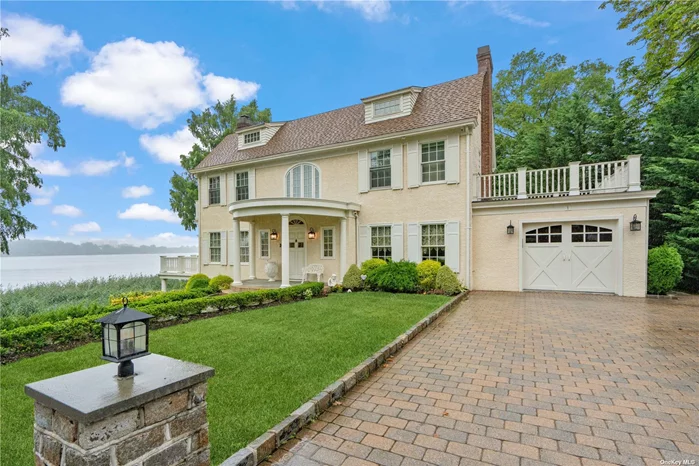 Waterfront Elegance in the coveted Douglas Manor. Welcome to 1 Alston Place, a stunning colonial home refurbished to it&rsquo;s beautiful glory. Located at the end of a quiet dead-end, you&rsquo;ll find yourself taking in views of Little Neck Bay with unobstructed views of the Throgs Neck Bridge. No detail was overlooked in this recently renovated home - featuring a grand foyer, formal dining room, and formal living room with walk-out balcony overlooking the water. Your state-of-the-art kitchen is finished with sage green and gold accented custom cabinetry, and features a oversized marble island - seating 4 comfortably, plus stainless steel appliances, Miele build-in coffee maker, breakfast nook, security system access and more. The third floor offers two-three bedrooms, two full bathrooms, and designated finished laundry room. The oversized primary bedroom with wood-burning fire place, sitting room, large walk-in closet, and en-suite full bathroom with shower stall and soaking tub. Your fourth floor is finished, featuring the 3rd bedroom, full bathroom, and plenty of space for a family room, home gym or office. The lower level is a walk-out living area, with a luxury summer kitchen, plenty of closet storage, dining area and family room. French doors open up to your luscious backyard patio, with outdoor kitchen. Subject to yearly HOA fees of $650. A scenic retreat in a quaint, private community. Rare Opportunity to own this waterfront gem in the Manor.