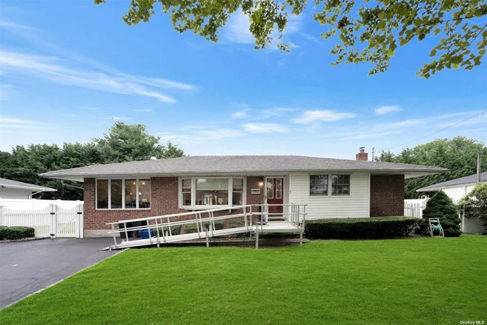 This 3-bedroom ranch in the heart of Commack sits on a flat .18 acres. There are hardwood floors throughout the home. The entryway has a nice-sized living room. The eat-in kitchen is a great layout allowing for a nicely sized kitchen. The 3 bedrooms are on the back of the home. The bathroom is on the main level. The basement is a large finished space. Near parks, shopping, and highways!