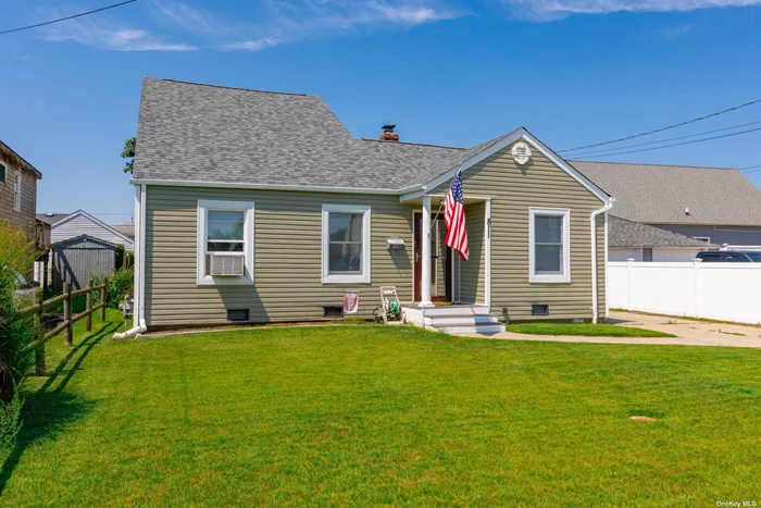 Beautiful Renovated Expanded Cape Located On A Waterfront Block. This 3 Bedroom/ 2 Bath Home Offers an Eat in Kitchen, Dining Room, Living Room, 2 Bedrooms, Full Bath & Den on The First Floor. Second Floor Offers A Large Master Suite w/ Full Bath and Walk In Closet. Enjoy Watching TV On Your Cozy Deck. This Great House Is A Walk Away From The Great South Bay & Shore Road Park.. Don&rsquo;t Miss This One!!