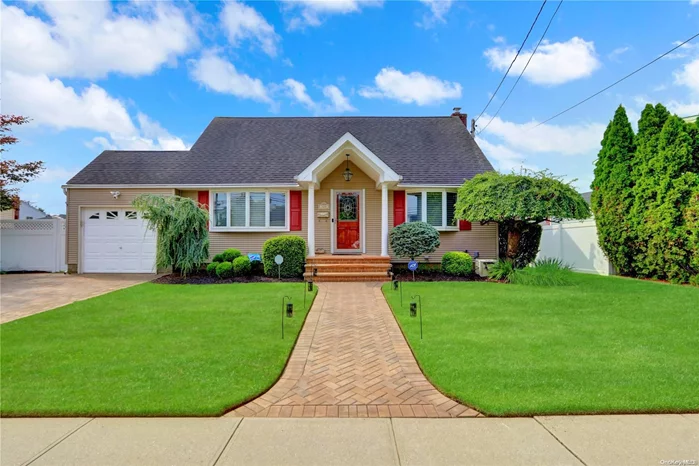 Immaculate and Meticulously maintained beautiful cape in Plainedge SD. Recent gas conversion done with gas chimney liner and chimney cap, HW heater approx. 1.5 years. Brand new windows on 2nd floor, main floor windows are are 5 years, Bow and Bay are 9 years. Roof is 1st layer , approx. 15 years. Baths 12 years. Refrig. is. 2 years, Dishwasher is 6 months. CAC has brand new motor and motherboard. Large fully vinyl fenced yard. Paver walkway and 2 car driveway are 8 years.  IGS -8 zone.