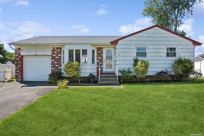 Welcome to this spacious ranch in a quiet development but yet easy access to all transportation and shopping! As you come in, the gleaming finished hardwood floors lead you through the formal living room, dining room and the open eat in kitchen. The home has been newly painted in every room. The full basement includes storage area and access to the door off the kitchen to the back yard. The fully fenced backyard offers so many possibilities along with the large patio. There is a full garage for additional convenience and storage. Many updates throughout this home including newer roof etc. Don&rsquo;t miss this home in Deer Park schools!