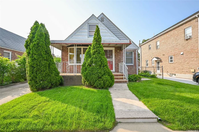 Welcome to this delightful and comfortable Cape-style home in Floral Park. Featuring a recently renovated kitchen that seamlessly flows into an open-concept living room, this home is perfect for modern living. The main floor offers two bedrooms, a full bathroom, and an additional room that can serve as an office or playroom. Upstairs, you&rsquo;ll find two more spacious bedrooms and another full bathroom, providing ample space for family or guests. The basement offers a versatile open space, ideal for a family room or entertaining area. Step outside to your private backyard, perfect for barbecues and gatherings. This home also includes a detached garage and a private driveway, offering both convenience and security.  Located close to shopping and transportation, this Floral Park gem is ready for you to move in and make it your own.