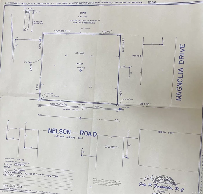 BUILD YOUR OWN HOME IN SELDEN. 0.35 Acre Wooded Parcel In A Residential Zoning. Opportunity To BUILD A CUSTOM HOME. Water Line Is Already Available. Purchaser Is Responsible For All Necessary Plans, Permits & Costs Associated With Developing This Building Lot.