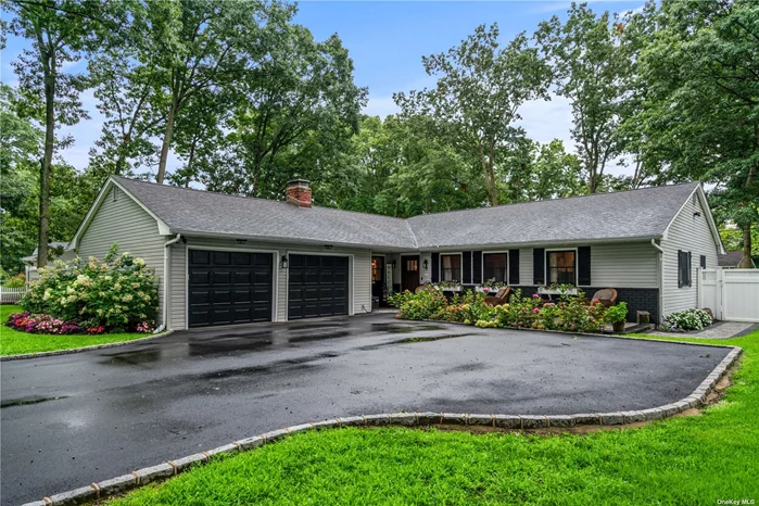 Prepare to be captivated by this exquisitely renovated ranch, where every detail has been thoughtfully curated. This extraordinary home, completely transformed in 2022, offers luxurious upgrades and modern conveniences that cater to the most discerning buyers. The heart of this home is its stunning kitchen, a culinary masterpiece featuring brand-new soft-close cabinets, a striking stone backsplash, gleaming granite countertops, and a chic farm sink. High-end Samsung appliances and a spacious center island elevate this space, making it perfect for gourmet cooking and entertaining. The seamless flow from the kitchen to the dining room, living room, and den creates an inviting and harmonious space, ideal for both entertaining and everyday living. The dining room, with its refined finishes, sets the scene for unforgettable dinners and festive gatherings. The adjoining living room offers a cozy yet sophisticated atmosphere, perfect for relaxing with loved ones or hosting friends. The versatile den, whether used as a library, home office, or media room, is a sanctuary for unwinding and relaxing. Escape to the luxurious primary ensuite, a tranquil haven where comfort meets style. The spacious bedroom, warmed by radiant heated floors, invites you to relax and recharge. A generous walk-in closet provides ample storage, ensuring your wardrobe is beautifully organized. The ensuite bathroom is a spa-like retreat, featuring double vanities, a stunning walk-in shower with natural slate finishes, and indulgent radiant floor heating. Every inch of this home reflects a commitment to excellence. New flooring and elegant fixtures provide the perfect backdrop for your lifestyle, while state-of-the-art mechanicals ensure year-round comfort and peace of mind.  Step outside to discover your private outdoor oasis. The backyard patio, complete with an inviting fire pit, is perfect for evening gatherings under the stars. This fully renovated, move-in ready home seamlessly blends modern luxury with everyday functionality. Don&rsquo;t miss the opportunity to experience this gem in person-your dream home awaits!