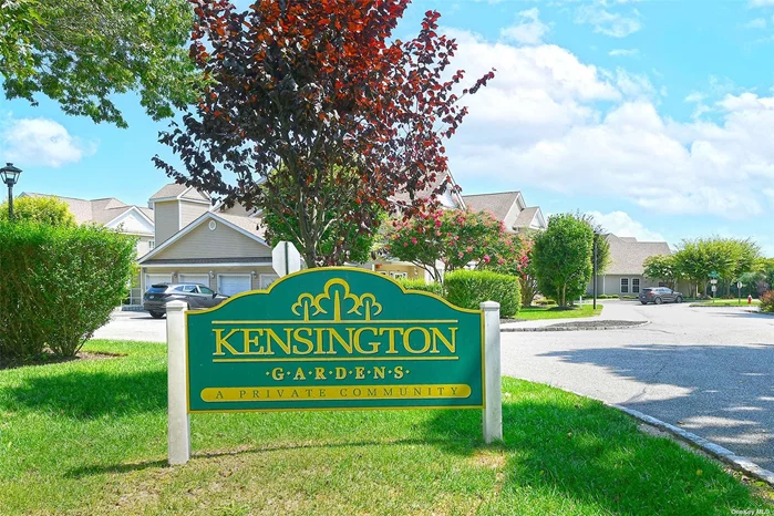 Discover the perfect blend of comfort and convenience in this charming 2-bedroom, 2-bath co-op at Kensington Gardens, a premier 55+ community in St. James, NY. Located on the first floor, this home offers easy access and modern living with a spacious layout. Enjoy the convenience of a full car garage, in-unit washer and dryer, and gas for heating and cooking. Step outside and relish the community&rsquo;s top-notch amenities, including a refreshing pool and a welcoming clubhouse ideal for social gatherings and activities. Kensington Gardens offers a serene environment and a vibrant community spirit, making it the perfect place to relax and enjoy your golden years. This well-maintained co-op combines practical features with delightful extras, ensuring a comfortable and enjoyable lifestyle. Don&rsquo;t miss out on the opportunity to call this inviting home your own.