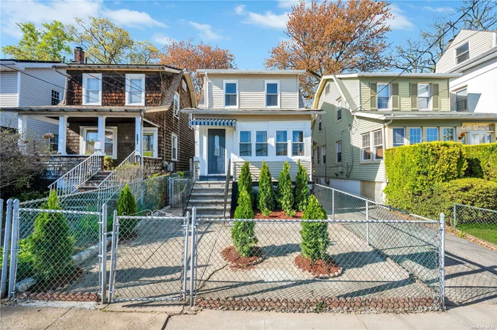 This beautifully renovated 3-bedroom, 2-bathroom single-family residence offers the perfect blend of modern convenience and cozy living. Featuring contemporary updates throughout, this home is move-in ready and designed for comfort and style. The finished basement, complete with a side separate entrance, offers endless possibilities for additional living space. Step outside to the spacious backyard, where newly installed turf creates an ideal setting for entertaining or simply unwinding. Whether you&rsquo;re hosting a summer barbecue or enjoying a quiet evening, this yard is your private oasis. With the added benefit of private parking, this home is a rare find in the Bronx. Plus, it&rsquo;s conveniently located within walking distance to the subway and all public transportation, making your commute to Manhattan a breeze.