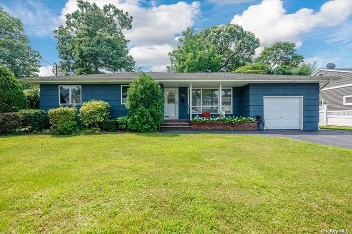 Wide Line Ranch in presidential section of West Islip. Home is in a quiet residential area and is in wonderful condition. Special features include eat in kitchen, full basement, formal dining room, in ground sprinklers, central air, hardwood floors and much more. Home has great potential.