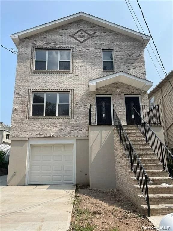 Newly built luxury two-family house in Staten Island. Full brick construction, three stories with an interior area of 2, 262 square feet. It features 6 bedrooms and 4 bathrooms, with both the first and second floors having 3 bedrooms and 2 bathrooms each. The home includes hardwood floors, a beautiful kitchen with high-end cabinets, marble countertops, and stainless-steel appliances. There are multiple windows for plenty of natural light, along with a brand-new washer and dryer. The property boasts a large backyard, a private garage, and parking spaces for convenience. The finished basement has a separate entrance. It&rsquo;s close to everything, with nearby bus stops, restaurants, supermarkets, and parks, making transportation and daily life very convenient. Around 15 minutes drive to Brooklyn.