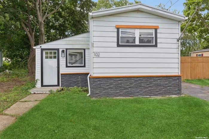 This home is completely remodeled, from new floors, new kitchen, new bath, paint, siding, windows and more in 2023!!! Taxes include water, land lease, garbage and snow removal - $989 . The home is nestled on a over sized lot (Land Leased) with a deck, patio, pergola and shed to enjoy the outdoors. All this located close to all transportation, shops and restaurants.