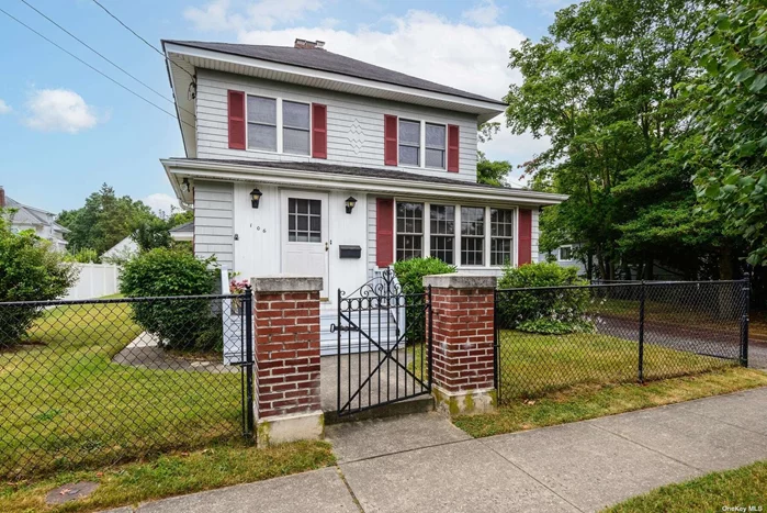 Beautifully maintained 4 bedroom, 2 full bath home on a 75x100 property in a midblock location. The first floor offers a living room with a gas fireplace, formal dining room, eat in kitchen with a heating potbelly stove, full bath, office and den. The second floor offers four bedrooms and a full bath. The basement can be storage and/or usable space. Come visit your new home!