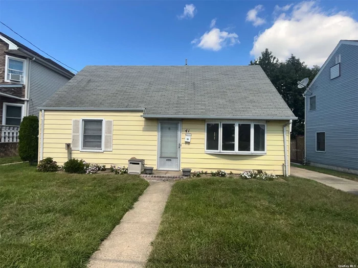 HANDYMAN SPECIAL THAT COMES WITH APPROVED PLANS. PERFECT FOR HOMEOWNER OR INVESTOR. 4 BEDROOMS/1 BATHROOM WITH GARAGE.  1ST FLOOR- 2 BEDROOMS 1 BATH, KITCHEN, LIVING ROOM, DINING ROOM. 2ND FLOOR- 2 BEDROOMS.  CAN JUST RENOVATE AND MOVE IN OR ADD SECOND STORY AND MAKE IT A 5BR/3BA HOUSE.