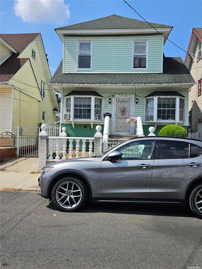 This is a unique Colonial 4br, 2 1/2 bath, finished basement with kit and bath and a separate boiler room. It is close to JFK, Resort World Casino and catch the q10 or buses on Lefferts to JFK or EF train. Walk to Liberty Ave or visit Key Food on Lefferts Blvd, Primary and secondary schools are close. The location is totally residential, and this home is exquisite. Easy access to show, Pvt away and large backyard. All fenced around.