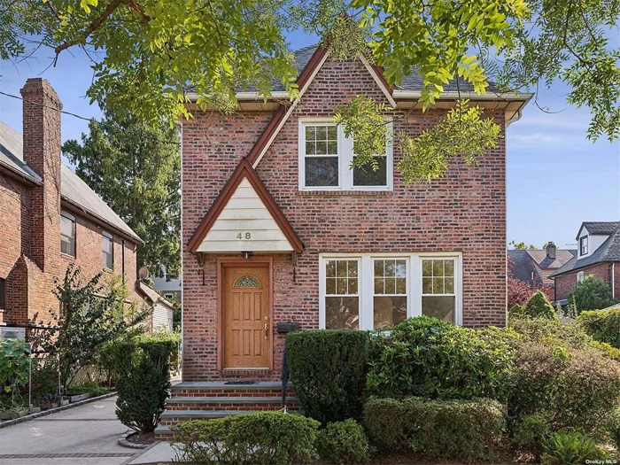 Just listed! This beautifully maintained Tudor in the Historic Yorkshire section of Lynbrook has endless possibilities, sold as is to the next homeowner! Entry foyer to large Living Room with woodburning fireplace, Formal Dining Room, large Eat-In-Kitchen. Updated Appliances and Half Bath. 2nd FL has 3 large bedrooms, and 4th bed perfect for office or baby&rsquo;s room. Full bath tub/shower. Stair case to full height full width attic, with endless opportunities, bonus space. Basement full height, new above-ground oil tank, gas hot-water -heater, laundry. Brick exterior re-pointed, replacement windows throughout , and repaved walkway/and private driveway.