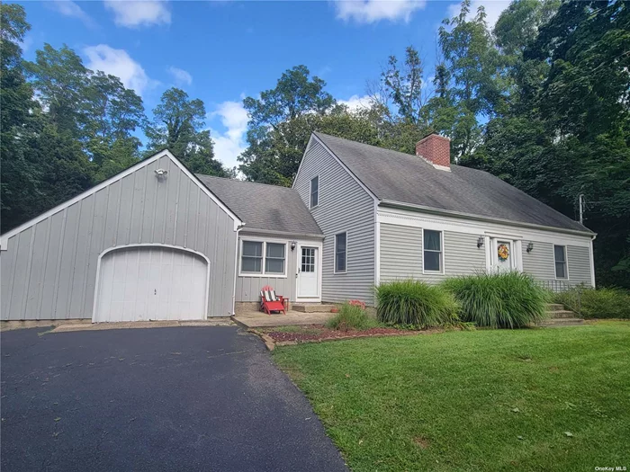 Beautiful Cape in Village of Poquott, just steps to Setauket Harbor. This spacious home features a large Great Room/Den with huge Bay Window, Recessed lighting, Tray Ceilings and French Doors to Patio in rear yard. Hardwood Floors, EIK with new Stainless Stove and S/S appliances, Formal light and bright Dining Room, Formal cozy Living Room with Fireplace, Master Bedroom and full bath w/floor to ceiling tile on first floor. Two Spacious Guest Bedrooms on second floor, full bath and additional closet space/storage galore, Andersen Windows throughout, Newer CAC plus ductless split systems. Whole-House Natural Gas Generator. Large Full Basement with high ceilings. All village amenities including Mooring rights, Beach Rights, Parks and more! Fall/Winter Waterview. Property has been determined to be in zone X (flood insurance is not required.) STAR savings 1, 073.30.